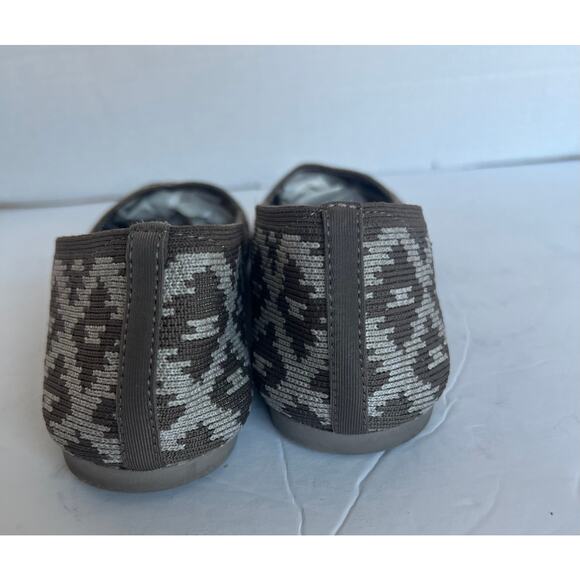 Skechers Cleo 2.0 Be Amazed Brown/Gray Ballet
Flat Memory Foam Ballerina Shoe 7 - Picture 4 of 9